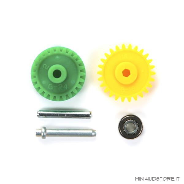 Mini 4wd Tamiya ITEM 15355 Ingranaggi Velocità GEAR SPEED (4:1) PRO - Foto 9