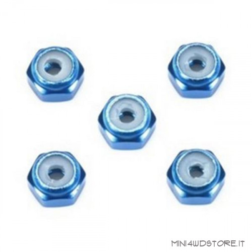 Dadi Autobloccanti 2mm Blu