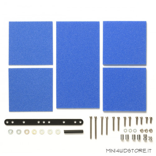 Set Freno Spugne 1-2-3mm Blu