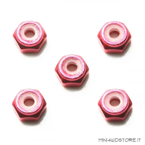 Dadi Autobloccanti 2mm Rosa