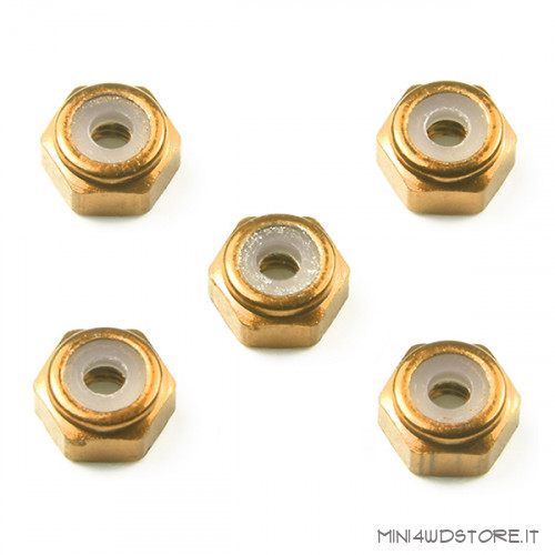 Dadi Autobloccanti 2mm Oro