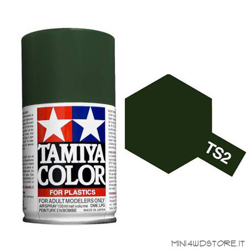 Vernice Spray Tamiya TS-2 Dark Green