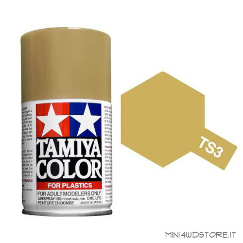 Vernice Spray Tamiya TS-3 Dark Yellow