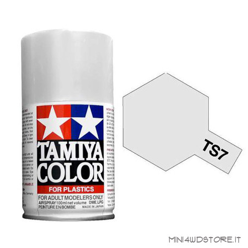Vernice Spray Tamiya TS-7 Racing White