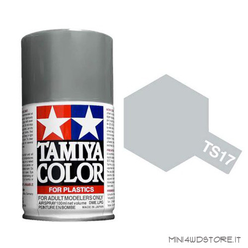 Vernice Spray Tamiya TS-17 Gloss Aluminum