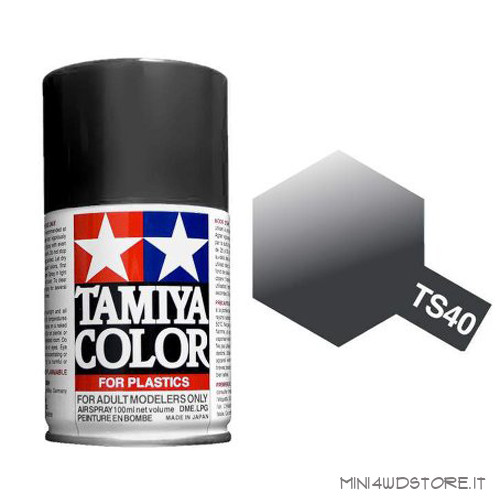 Vernice Spray Tamiya TS-40 Metallic Black