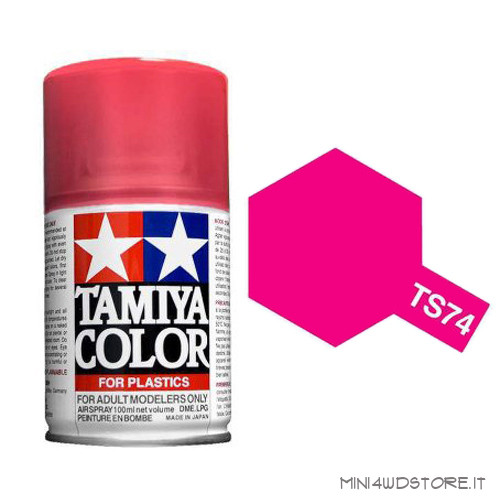 Vernice Spray Tamiya TS-74 Clear Red