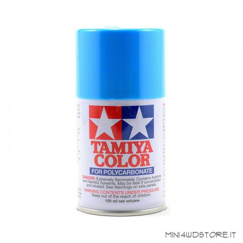 Vernice Spray Tamiya PS-3 Light Blue per Policarbonato