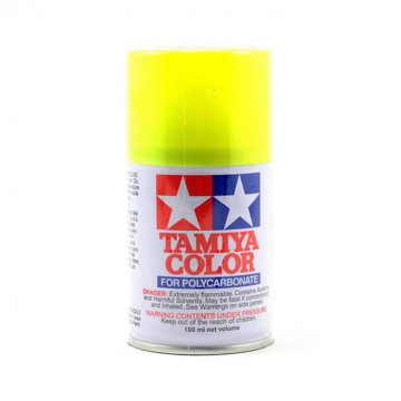 Vernice Spray Tamiya PS-27 Fluorescent Yellow per Policarbonato