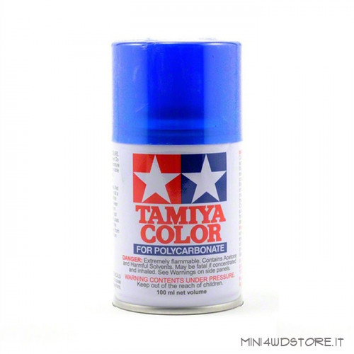 Vernice Spray Tamiya PS-38 Translucent Blue per Policarbonato