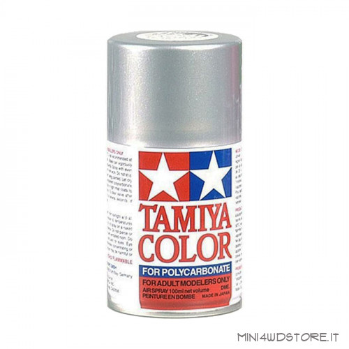 Vernice Spray Tamiya PS-41 Bright Silver per Policarbonato