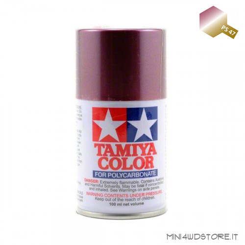 Vernice Spray Tamiya PS-47 Iridescent Pink-Gold per Policarbonato
