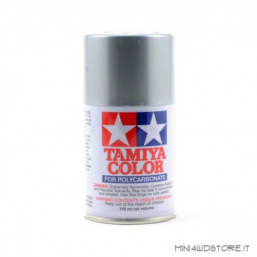 Vernice Spray Tamiya PS-48 Metallic Silver per Policarbonato