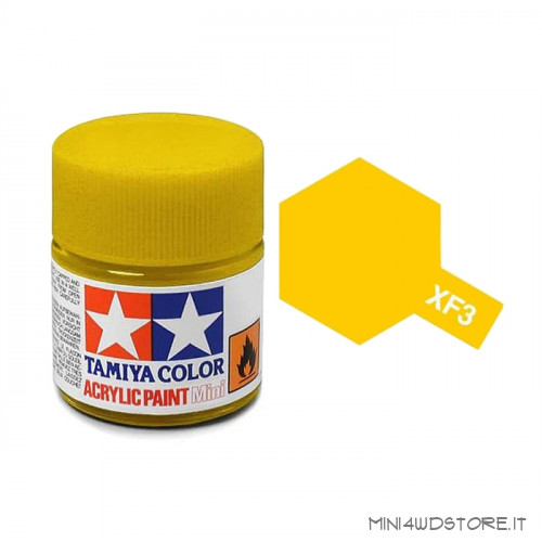 Vernice Acrilica Tamiya Mini XF-3 Flat Yellow