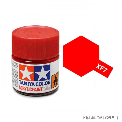 Vernice Acrilica Tamiya Mini XF-7 Flat Red