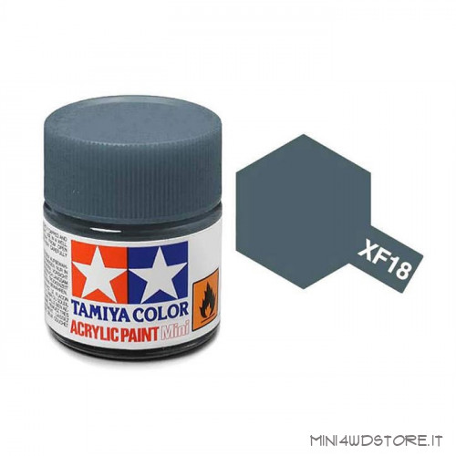 Vernice Acrilica Tamiya Mini XF-18 Medium Blue