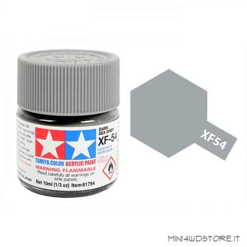 Tamiya XF-54 Acrylic Paint – Dark Sea Gray, 23ml Bottle – Made In Japan