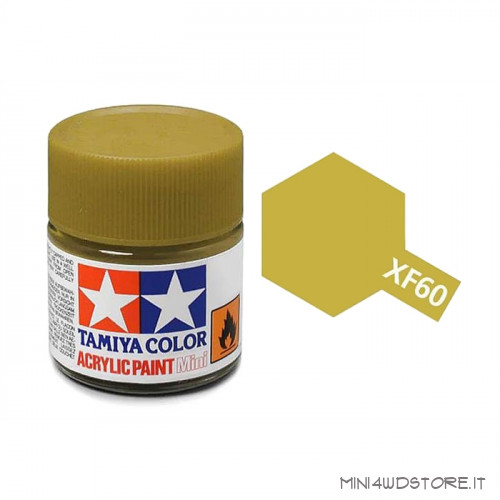 Vernice Acrilica Tamiya Mini XF-60 Dark Yellow