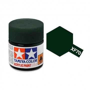 Vernice Acrilica Tamiya Mini XF-70 Dark Green