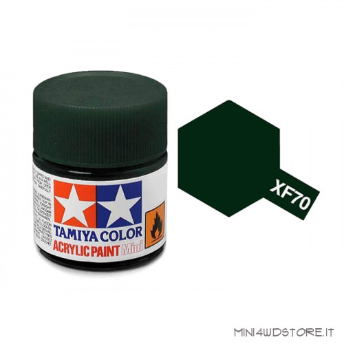 Vernice Acrilica Tamiya Mini XF-70 Dark Green