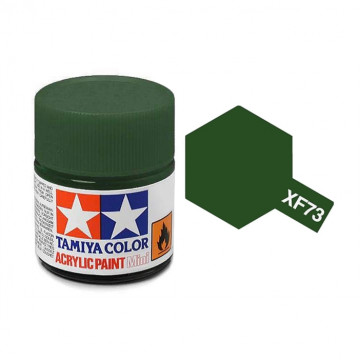 Vernice Acrilica Tamiya Mini XF-73 Dark Green JGSDF