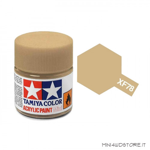 Vernice Acrilica Tamiya Mini XF-78 Wooden Deck Tan