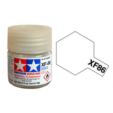 Vernice Acrilica Tamiya Mini XF-86 Flat Clear