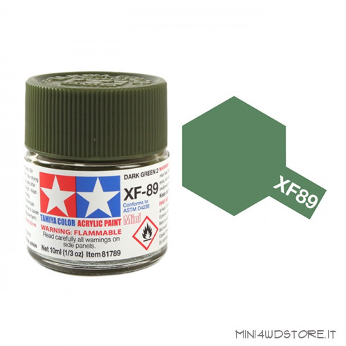 Vernice Acrilica Tamiya Mini XF-89 Dark Green 2