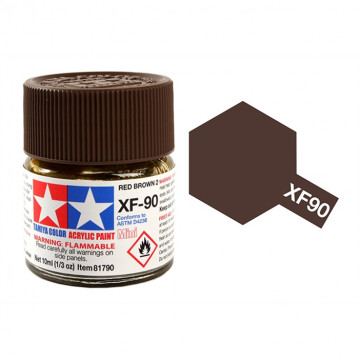 Vernice Acrilica Tamiya Mini XF-90 Red Brown 2