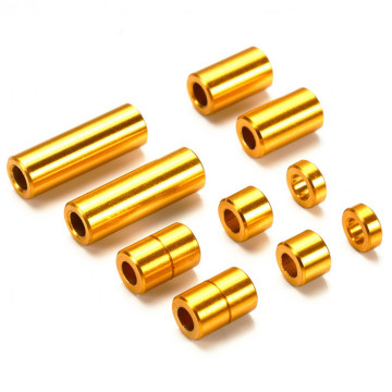 Set Spessori in Alluminio Gold