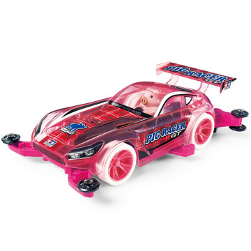 Mini 4WD Pro Pig Racer Gt Pink con Telaio MA
