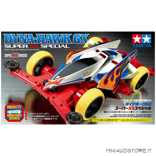 Mini 4WD Dyna-Hawk GX Special con Telaio Super XX