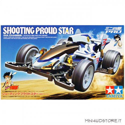 Mini 4WD Pro Shooting Proud Star con Telaio MA