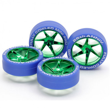 Cerchi Verdi con Gomme Blu 25° Anniversario Fully Cowled