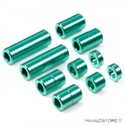 Set Spessori in Alluminio Green