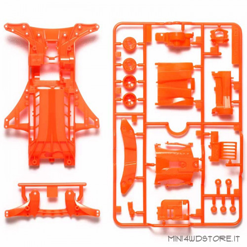 Telaio Fm-A Arancio Fluo per Mini 4WD