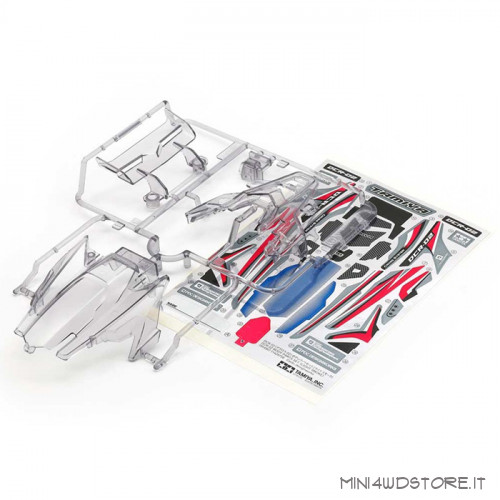 Carrozzeria in Plastica Abs Mini 4WD DCR-02 Light Smoke