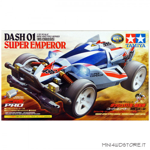 Mini 4WD Dash-01 Super Emperor con Telaio MS