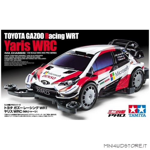 Mini 4WD Toyota Gazoo Wrt Yaris con Telaio MA