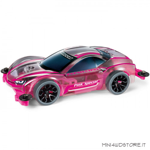 Mini 4WD Raikiri Pink Special con Telaio MS