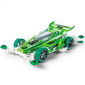 Mini 4WD DCR-02 Fluorescent Green Special con Telaio MA