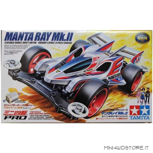 Mini 4WD Pro Manta Ray Mk.II con Telaio MS