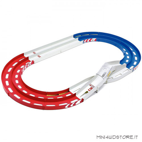 Pista Mini 4WD a 2 Corsie con Ponte Oval Home Circuit