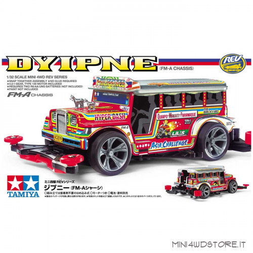 Mini 4WD Dyipne Filippine Bus con Telaio FM-A