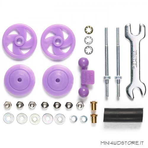 Set Roller e Stabilizzatori a Diametro Largo 17mm Viola