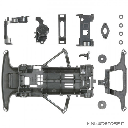 Telaio Super FM Carbon Reinforced per Mini 4WD