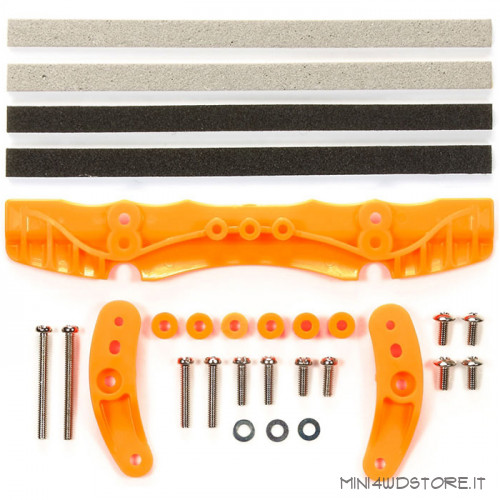 Set Freno Posteriore Arancio Fluo per Telaio AR
