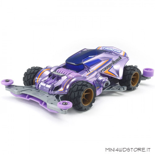 Mini 4WD Razorback Clear Violet con Telaio Fm-A