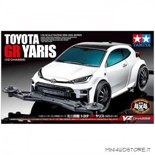 Mini 4WD Toyota Gr Yaris con Telaio Vz