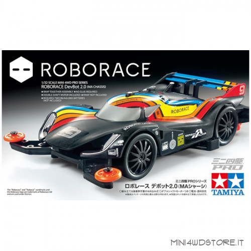 Mini 4WD Roborace Devbot 2.0 con Telaio MA